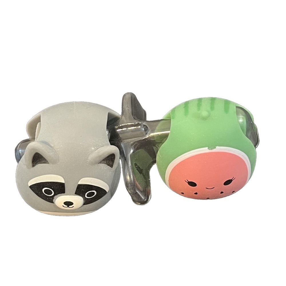 Squishmallows Fig Bands 2-in-1 Mystery Toy Pack - Raccoon and Watermelon - Picture 3 of 5